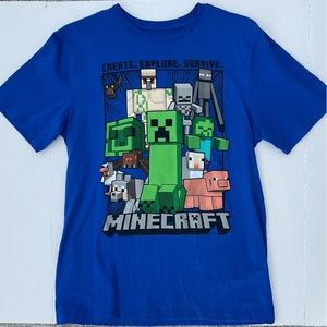 4/$20 Minecraft Graphic Tee NWOT